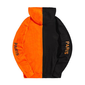 Sudadera con capucha para hombre, de algodón, de gran tamaño, con Logo impreso, de lana, liso, OEM, alta calidad, para invierno - Product Image 2