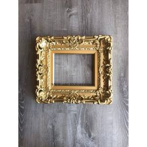 กรอบรูปอลูมิเนียมสีทองขนาดมาตรฐานสำหรับตกแต่งบ้านหรือสำนักงานตกแต่งลายนูนกรอบรูปสไตล์โมเดิร์น - Product Image 1