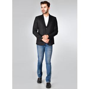 Blazer Formal Negro para Hombre de Primera Calidad, Abrigo para Negocios, Bodas y Oficina, Disponible a un Precio Accesible desde India - Product Image 1