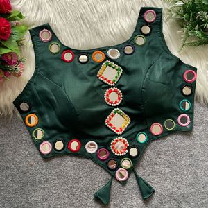 Rayonne pure de couleur incroyable avec fabricant et fournisseur de chemisier de travail miroir de Surat au taux le plus bas - Product Image 2