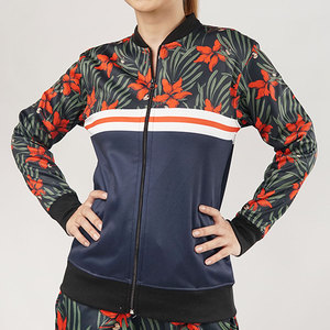 2025 OEM conception personnalisée professionnel femmes hiver survêtement décontracté manches longues Sublimation haut motif solide marque privée - Product Image 2