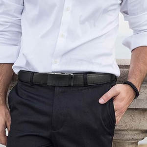 Ceinture en cuir véritable faite à la main, nouveau style, cuir de vachette pleine fleur, ceinture de taille, fabrication directe d'usine - Product Image 2