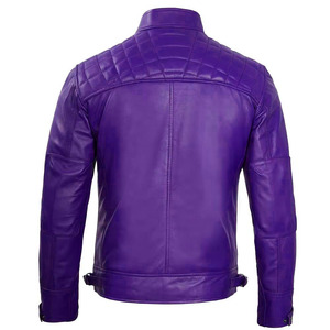 Genuine Leather <b>Jacket</b> 20225 <b>Custom</b> Logo Men Long Sleeve Slim Fit Winter Fashion Vintage Style <b>Denim</b> Fabric Windproof Breathable - Product Image 4