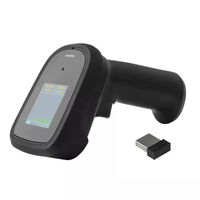 Lector de Códigos de Barras 2D DYscan, Inalámbrico de Alto Rendimiento, Conexión 2.4G BT, Escáner de Códigos de Barras Portátil con Pantalla