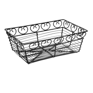 Cesta de alambre de aluminio para el hogar, utensilios de cocina redondeados, vajilla multiusos, almacenamiento, cesta de hierro, Panera moderna - Product Image 3