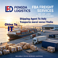 Service d'agent d'expédition FBA vers le port de Gênes en Italie, suivi des envois, taxes incluses, livraison rapide, transit rapide