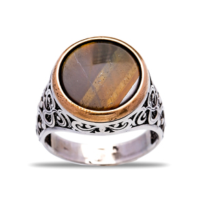 <b>Cat</b> Eye Stone Oval Shape Man <b>Ring</b> Jewelry Men Jewellery Wholesale Handcrafted Authentic 925 Sterling Silver Men <b>Ring</b> - Product Image 1