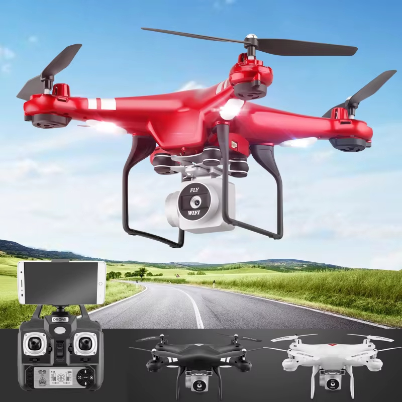 X52 4-axis Drone with 1080P HD Aerial Photography,two Batteries for Long Endurance,WiFi Aircraft,remote-controlled Drone