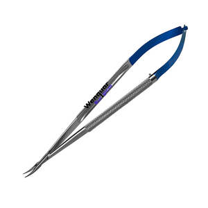 ที่จับเข็มขนาดเล็ก ไทเทเนียม เครื่องมือผ่าตัดระดับสูงสำหรับการผ่าตัดขนาดเล็ก ศัลยกรรมตา ศัลยกรรมพลาสติก ปลายตรงและปลายโค้ง - Product Image 1