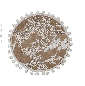 Napperons entièrement arrondis, tapis en matériau pour la décoration de la maison, la vaisselle, la Table à manger, les fêtes et les mariages - Product Image 3