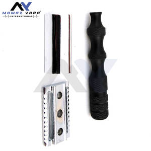 Maquinilla de Afeitar de Seguridad de Doble Filo, Económica, Color Negro, Maquinilla de Afeitar Médica de Seguridad, Maquinilla de Afeitar Metálica para un Afeitado Suave - Product Image 2