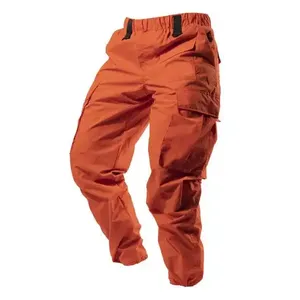 Pantalon baggy Cargo durable en toile personnalisé pour hommes avec plusieurs poches 100% coton - Product Image 3