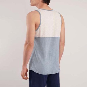 Venta al por mayor OEM Athletic Workout Singlets Algodón Secado rápido Transpirable Ropa de hombre Casual Tank Tops Fitness Gym Tank Tops Hombres - Product Image 3