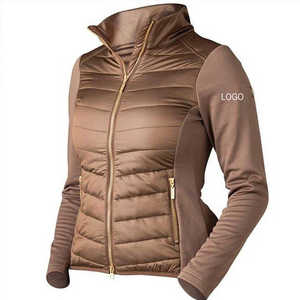 Venta al por mayor de ropa de mujer personalizada equitación invierno chaqueta acolchada ecuestre mujeres de alta calidad equitación Puffer Jacke - Product Image 1