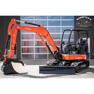 รถขุดไฮดรอลิกขนาด1.8ตันพร้อมนิ้วหัวแม่มือรถขุดเครื่องยนต์ Kubota สำหรับใช้ในการจัดสวนและก่อสร้าง - Product Image 6