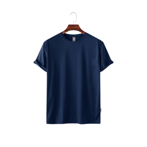 เสื้อยืดผู้ชายผ้าฝ้ายพรีเมียม แขนสั้น เป็นมิตรกับสิ่งแวดล้อม แห้งเร็ว ระบายอากาศได้ดี ผ้า 180 กรัม สไตล์ลำลองสมาร์ท - Product Image 4