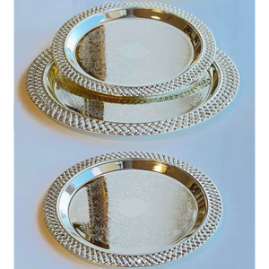 ซัพพลายเออร์ขายส่งถาดตกแต่งรูปไข่วินเทจถาดโลหะคุณภาพดีลักซ์สําหรับเครื่องใช้ในบ้านในราคาต่ํา - Product Image 4