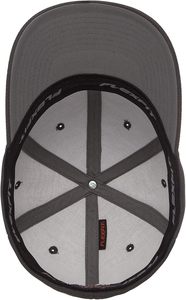 High-Quality <b>Plain</b> Closed Back Structured Snapback <b>Cap</b> for Men: Premium Flex Fitted Hats & Headwear Wholesale - Product Image 4