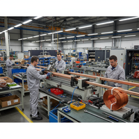 Barre de cuivre non allié de qualité supérieure 5/8, teneur en Cu 99%, taille personnalisée, usage industriel, soudage, pliage, découpe