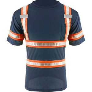 Hi <b>Vis</b> Work Safety <b>T</b> <b>Shirt</b> Custom Safety Reflective <b>T</b>-<b>shirts</b> Long Sleeve for Construction Hi <b>Vis</b> <b>T</b>-<b>shirt</b> - Product Image 5