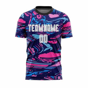 Conjunto de camiseta y pantalones cortos de fútbol sublimados personalizados OEM, uniforme de equipo transpirable de secado rápido para hombre - Product Image 4