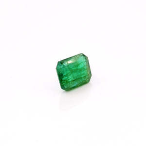 Émeraude naturelle de Zambie 3 carats, taille octogonale, pierre précieuse brute, ovale facettée, vert Iolite/Pierre de lune/Diamant, hauteur 8mm - Product Image 4