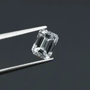 Stunning and Attractive CT Emerald cut Moissanite Diamond VVS clarity gemstones high quality tester pass diamond