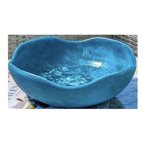 Modern Resin Florence Bowl Customized Horn Color Resin Salad Bowl Homeware Unique Swirl Resin Fruit Bowl Dinnerware <b>Tabletop</b> - Product Image 6