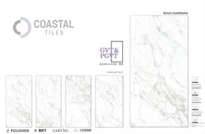 ORO BIANCO 9mm Azulejos de porcelana pulida 600x1200MM / 24X48 Diseño clásico moderno a Grade Premium Firebrick Tiles Certified-CE - Product Image 4