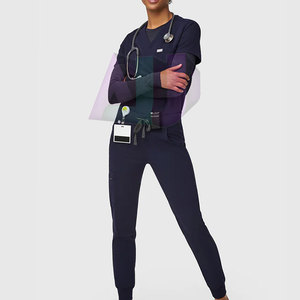 Conjuntos de Uniformes Médicos de Algodón Elástico Suave, Ajuste Cómodo, Diseño Elegante, Ligeros/Ecológicos para Mujeres Profesionales de la Salud - Product Image 2