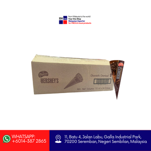 Magnolia Hershey's dark chocolate ice cream <b>cone</b> frozen ready to eat <b>sweet</b> halal ice cream F&N Malaysia mix container wholesale - Product Image 2