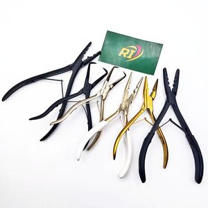 คีมอเนกประสงค์สแตนเลสสำหรับต่อผม ยี่ห้อส่วนตัว คุณภาพสูง ด้ามจับสีดำ เป็นมิตรกับสิ่งแวดล้อม - Product Image 6