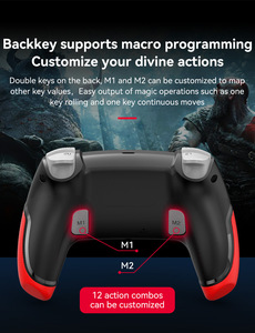 Manette de jeu sans fil SZZR P06 Macro Programming BT pour Slim/Pro/PC 360 Double vibration 6 axes Motion Compatible mobile - Product Image 5