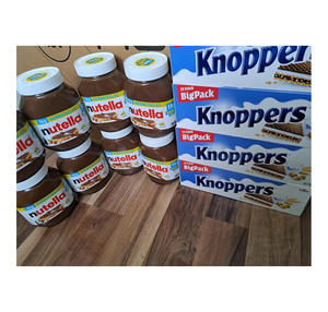 Knoppers Black And White, Obleas de Cacao Oscuro con Crema de Leche y Relleno de Turrón, 8x25g, para Compradores Mayoristas de Chocolate Premium - Product Image 1