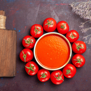 Pasta de Tomate India Orgánica Artesanal Premium, Secada al Sol, Certificada Halal y Kosher, Envase Libre de BPA, Sachet, Tambor, para Pizza, Pasta, Exportación - Product Image 3