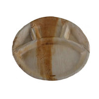 Vaisselle jetable en feuilles de palmier 100% naturelles Assiettes portionnées en feuilles de palmier biodégradables du fabricant indien