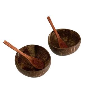 Premium Coconut Wooden <b>Bowl</b> <b>for</b> Salad Smoothie <b>Dessert</b> and Home Kitchen Eco Friendly Reusable - Product Image 5