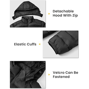 2025 Premium ligero impermeable aislado invierno prendas de vestir exteriores moda Streetwear proveedor mayorista a granel - Product Image 4