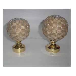 Stocked Best Selling Metal Curtain Window Hardware Accessories Wire Rope and Jute Design in Different Colors and Customized Size - Product Image 4