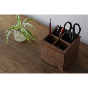 ที่ใส่ปากกาสํานักงานดีไซน์มาตรฐาน ที่ใส่ปากกาไม้คุณภาพสูง ที่ใส่ปากกา 4 ส่วนในราคาไม่แพง - Product Image 3