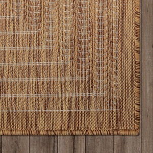 Adiva Rugs Tapis d'intérieur extérieur lavable résistant à l'eau protégé contre les UV, facile à nettoyer Tapis de sol résistant aux taches Patio d'arrière-cour - Product Image 2