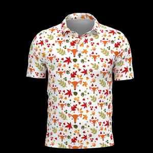 Polo en polyester à sublimation pour homme avec logo personnalisé coupe athlétique à séchage rapide adaptée au golf, au tennis ou aux vêtements d'entreprise - Product Image 2