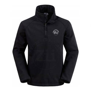 Concevez votre propre veste d'hiver softshell écologique, imperméable et coupe-vent, avec col montant et logo frontal - Product Image 1