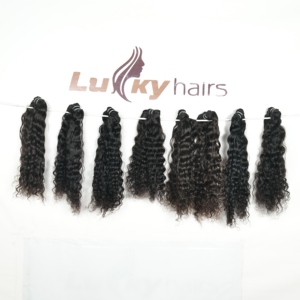 Extensions de cheveux Remy à double trame naturelles brutes non transformées cuticule alignée cheveux vierges brésiliens et indiens lisses - Product Image 6