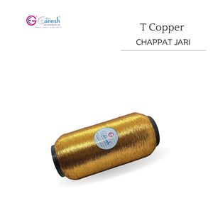 Hilo metálico Premium Chapat Jari de cobre T para tejer bordado Ideal para moda y manualidades decorativas - Product Image 2