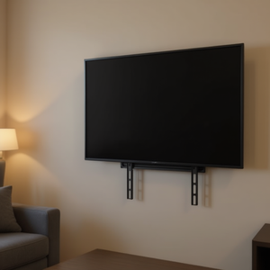 Black LONG400 <b>TV</b> Monitor <b>Wall</b> Mount VESA 400 X 400 35 Kg Capacity Three-Joint Tiltable Display <b>Shelves</b> - Product Image 3