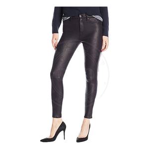 Pantalones de vestir de cuero para mujer al por mayor, pantalones formales personalizados de OEM - Product Image 1