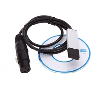 Adaptador USB a DMX512, Consola de Luces de Escenario, Control por Software de Computadora, USB-D