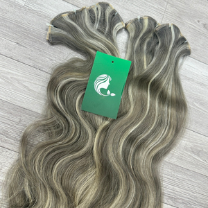 Extensiones de cabello humano de trama de máquina de ondas naturales de Color mejor vietnamita crudo personalizado con muestra gratis - Product Image 4