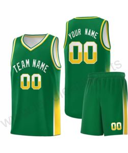 ชุดบาสเก็ตบอลสำหรับผู้ชายผลิตตามสั่งไซส์ใหญ่เสื้อเจอร์ซี100% ผ้าแห้งเร็วระบายอากาศได้ดีผ้าโพลีเอสเตอร์ - Product Image 6